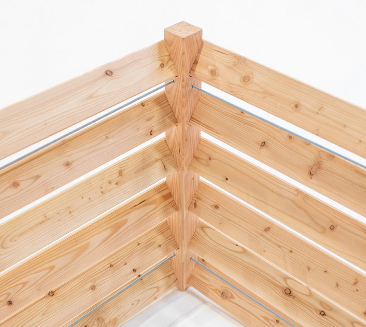 KOMPOSTER 100/80/100 cm  - Lärchefarben, Basics, Holz (100/80/100cm)
