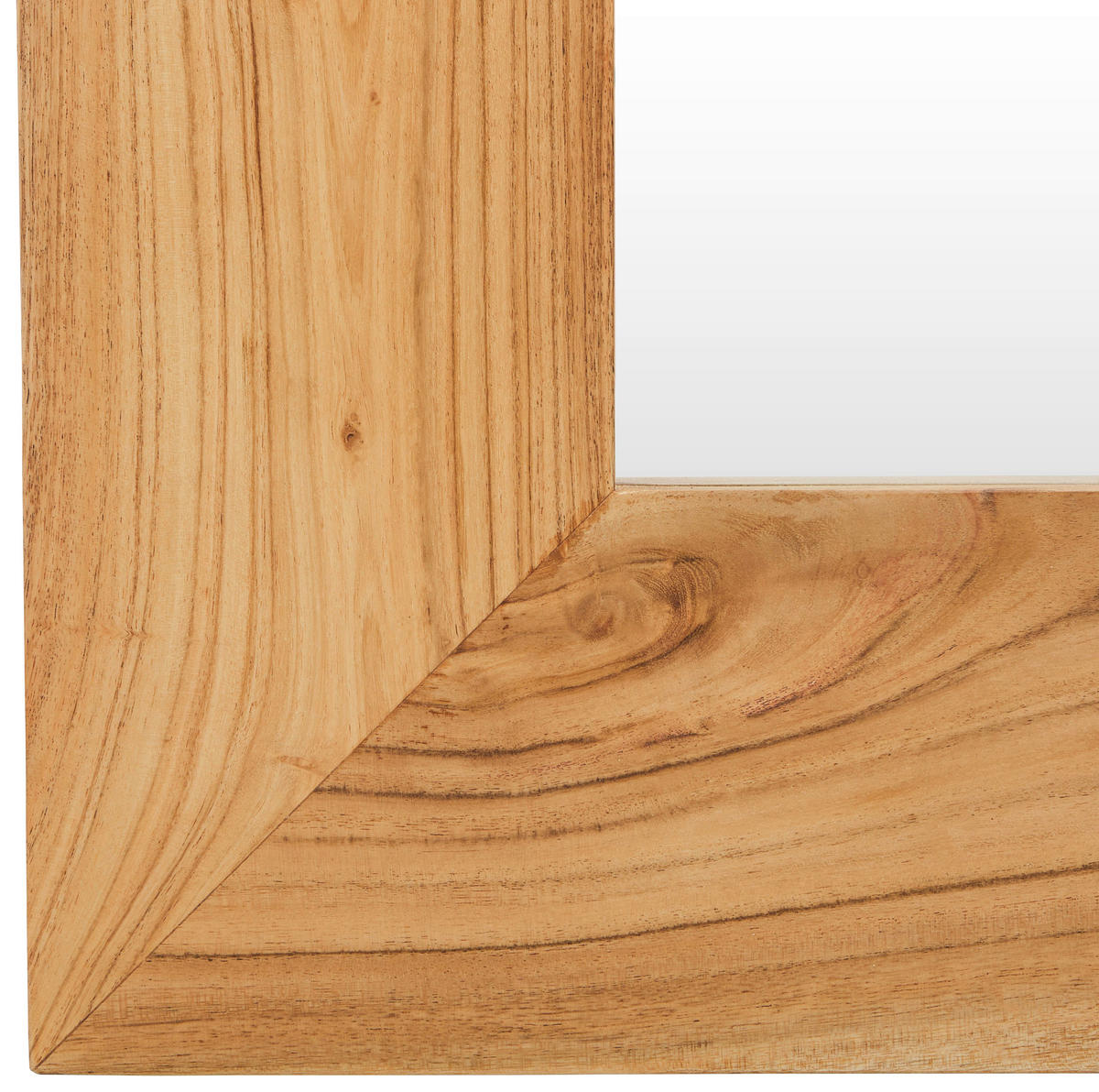 WANDSPIEGEL 100/180/2,5 cm    in rechteckig  - Akaziefarben, Design, Glas/Holz (100/180/2,5cm) - Livetastic