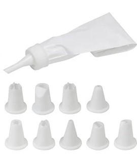DEKORATIONSSPRITS - vit, Basics, textil/plast