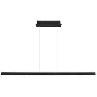 LED-HÄNGELEUCHTE 150/9/120 cm  - Transparent/Schwarz, Design, Kunststoff/Metall (150/9/120cm)