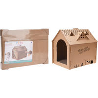 TIERHAUS - Sandfarben, Basics, Karton/Holz (48/44/36cm)