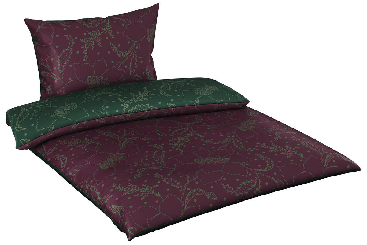 POVLEČENÍ, satén, fialová, 140/200 cm - fialová, Konvenční, textil (140/200cm) - Esposa