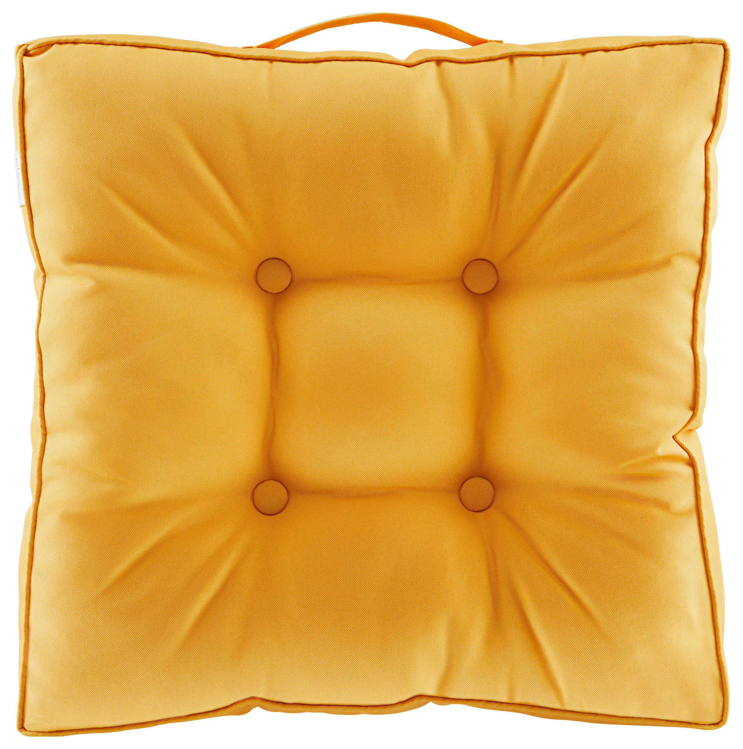 Sitzkissen Outdoor Philinia 43x43 cm Honig, Loungekissen