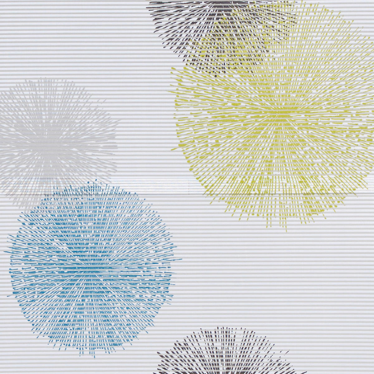 MAGNETROLLO  halbtransparent  45/130 cm    - Blau/Weiß, Basics, Textil (45/130cm) - Novel