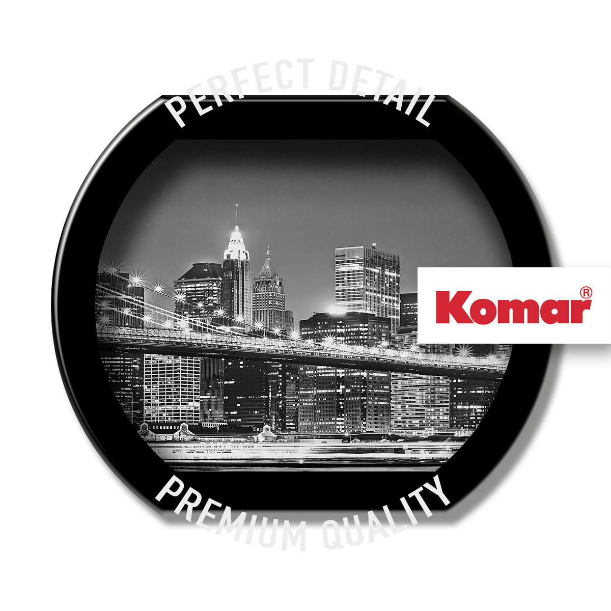 NON WOVEN-TAPET 400/140 cm  - vit/svart, Basics (400/140cm) - Komar