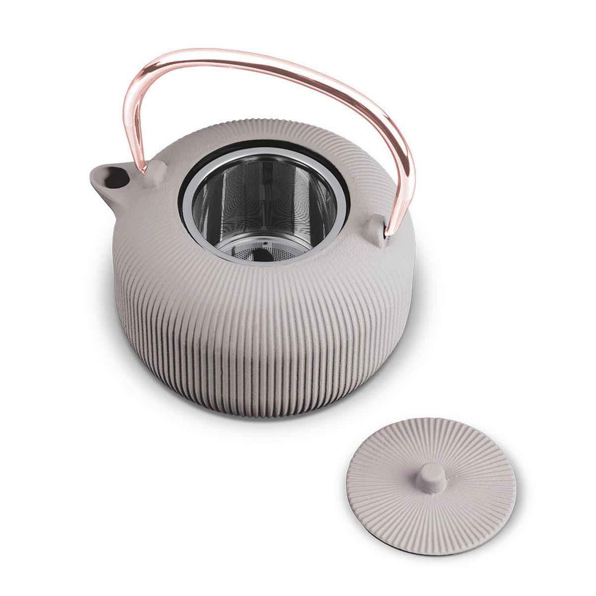 TEÁSKANNA 1 l  - taupe, Basics, fém (1l) - Berlinger Haus