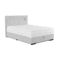 ČALÚNENÁ POSTEĽ, 120/200 cm, sivá - farba buka/čierna, Basics, drevo/kompozitné drevo (120/200cm) - Esposa
