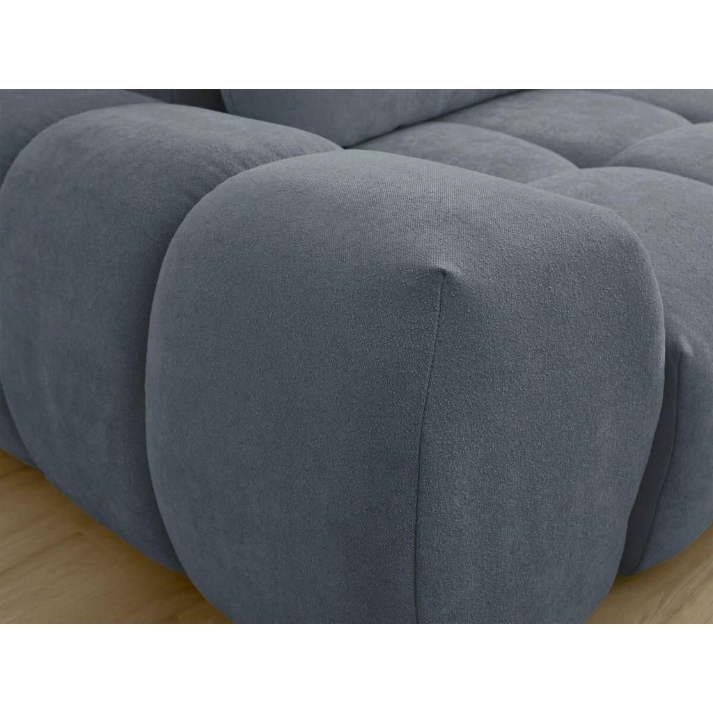 Thumbnail - Schlafsofa Everest, Dunkelblau, Textil, 3-Sitzer, Füllung: Komfortschaum, 278x90x115 cm, Rücken echt, Armteil links, rec...