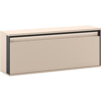 KOMODA   120/45/30 cm   crna, bež  - bež/crna, Moderno, drvni materijal (120/45/30cm) - Voleo