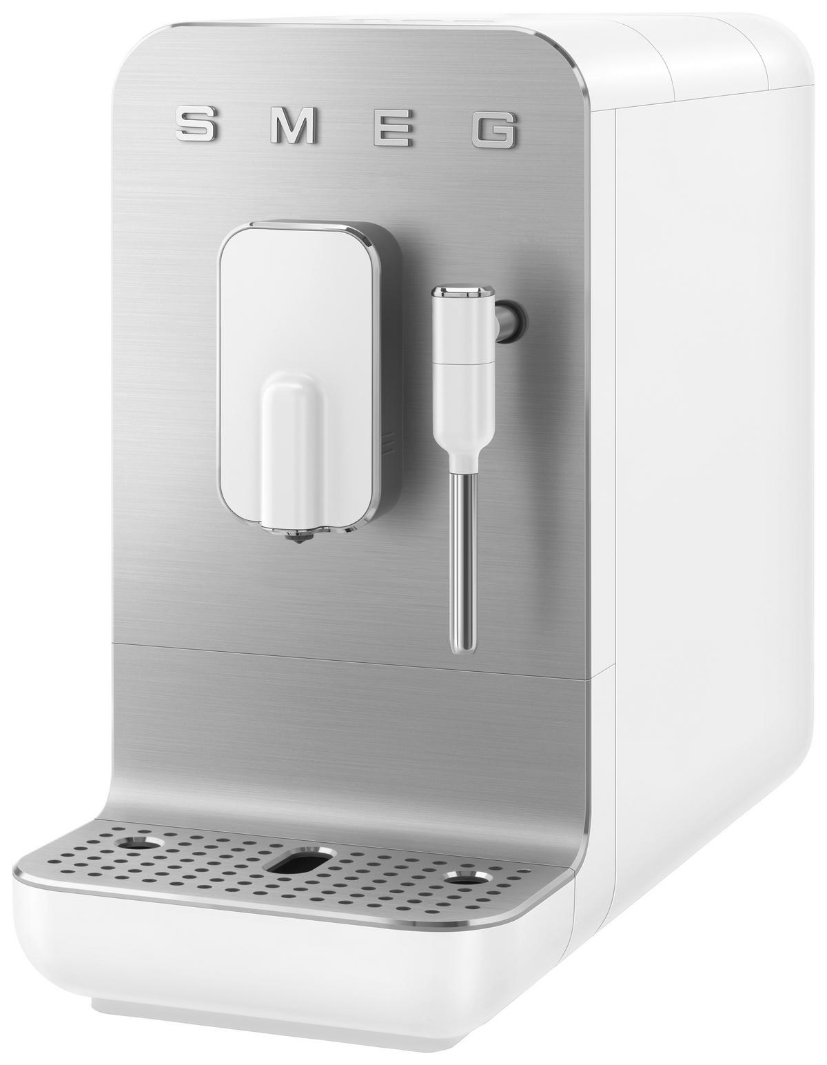 KAFFEEVOLLAUTOMAT 50'S STYLE  - Weiss/Edelstahlfarben, Basics, Kunststoff/Metall (18/33,6/43,3cm) - SMEG