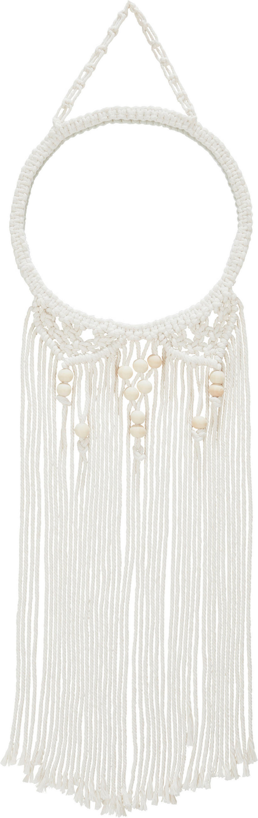 Wandspiegel mit Makrame Deko Rund 30 cm