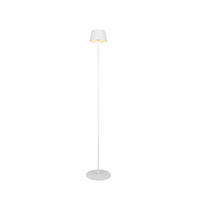 PORTABEL GOLVLAMPA Suarez 13,5/123 cm    - vit, Design, metall (13,5/123cm)