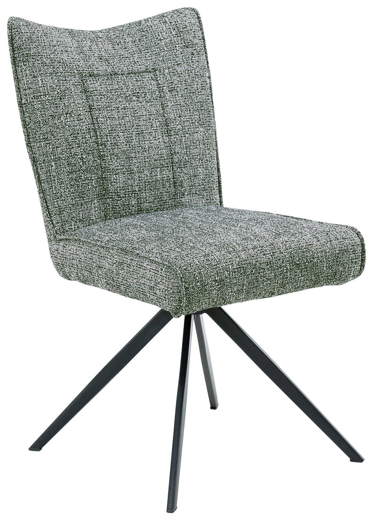 STOL järn vävt tyg  - grön/svart, Design, metall/textil (49/89/66cm) - Carryhome