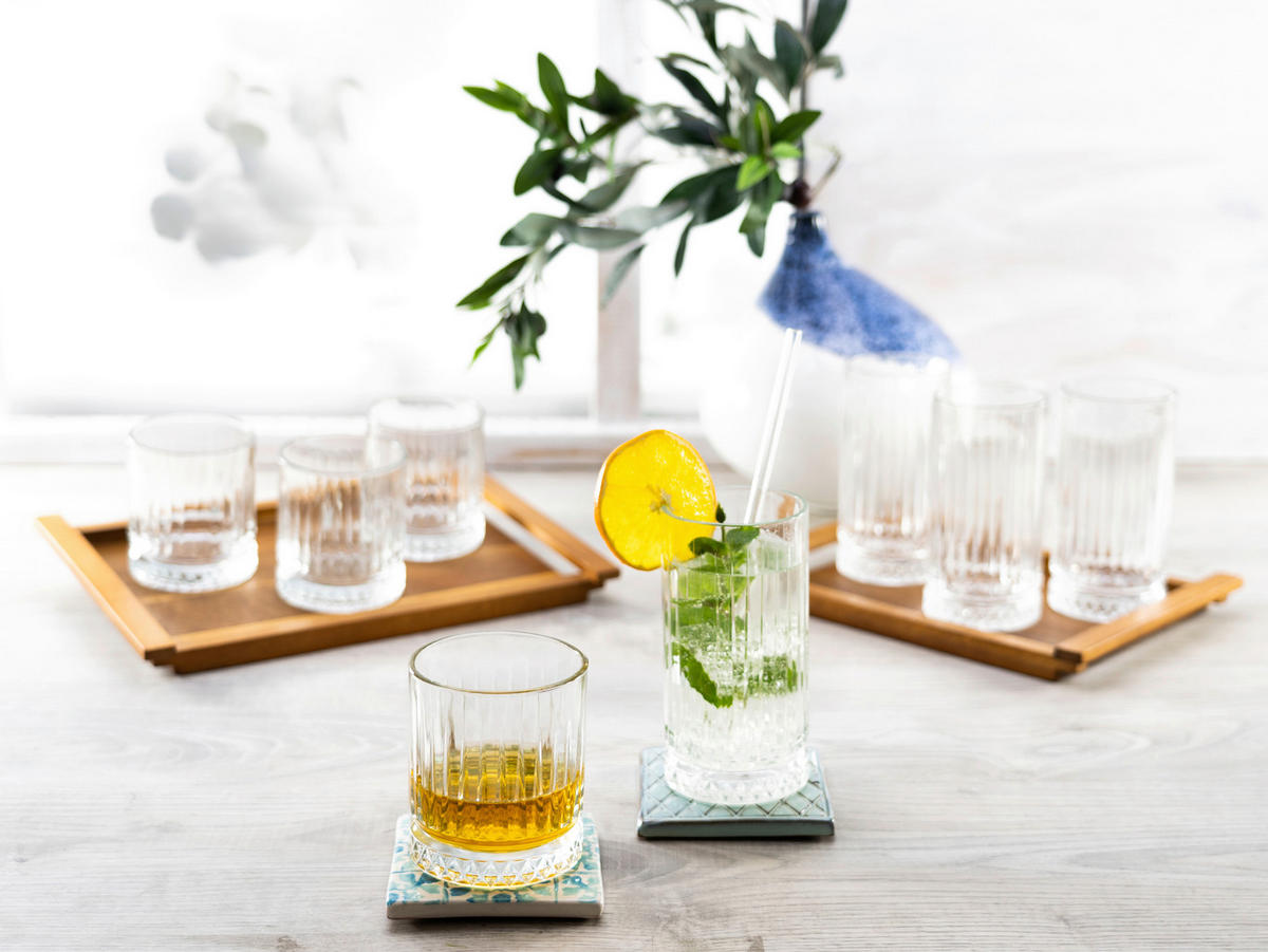 GLÄSERSET Elysia  8-teilig  - Transparent, Basics, Glas - Creatable