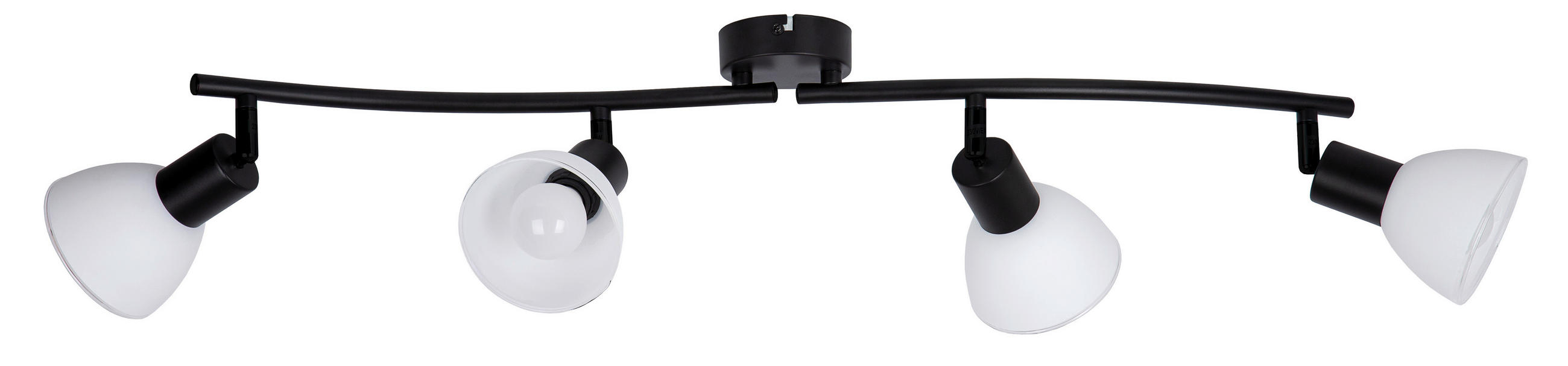 STRAHLER 9,6/70/13 cm   - Klar/Schwarz, Basics, Glas/Metall (9,6/70/13cm) - Novel