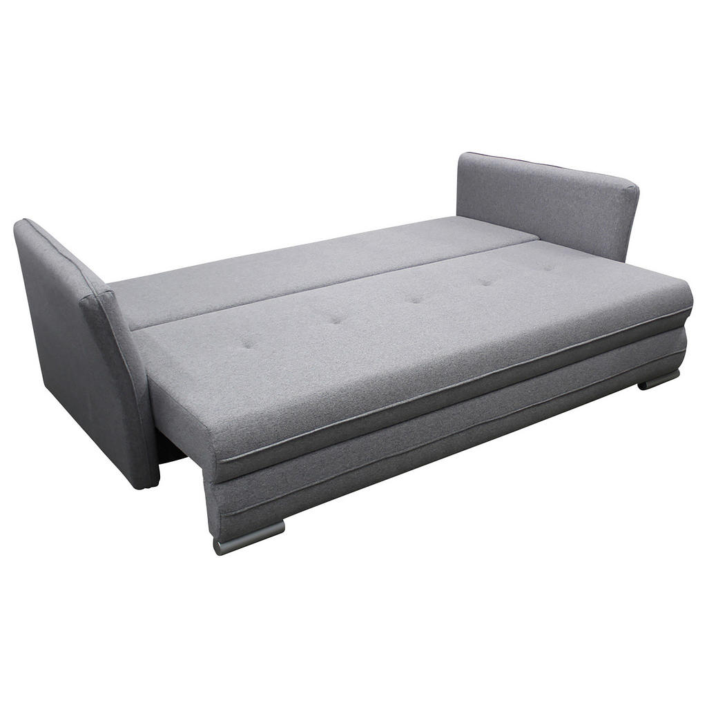 Thumbnail - Mid.you Schlafsofa, Grau, Textil, 2-Sitzer, Füllung: Schaumstoff, 235x83x106 cm, Wohnzimmer, Sofas & Couches, Schlafsofa...