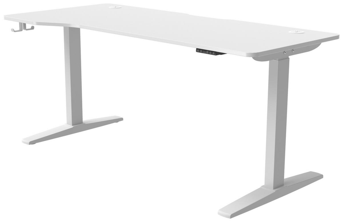 SCHREIBTISCH  in Weiß  - Weiß, MODERN, Holzwerkstoff/Kunststoff (160/71/116/75cm) - MID.YOU