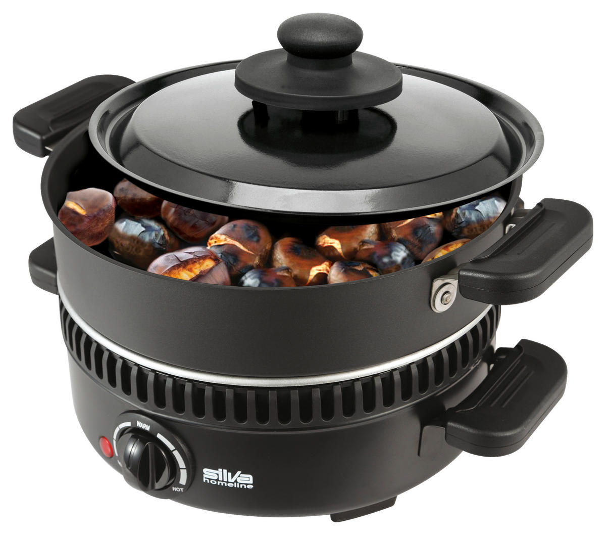 CREPESGERÄT SILVA PK-M 800  - Schwarz, KONVENTIONELL, Kunststoff (26/25cm) - Silva Schneider