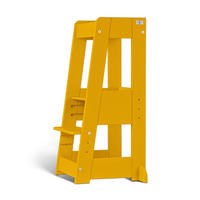 LERNTURM Felix  - Gelb, MODERN, Holz (40/91/45cm) - tiSsi