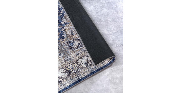 VINTAGE-TEPPICH 160/230/230 cm Asya Creme, Dunkelblau  - Creme/Dunkelblau, Design, Kunststoff/Textil (160/230/230cm) - Novel