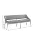 SITZBANK IN KERNEICHE Flachgewebe Echtleder Kerneiche massiv Dunkelgrau, Eichefarben, Schwarz - Dunkelgrau/Eichefarben, Design, Leder/Holz (180/81/55cm) - Valnatura