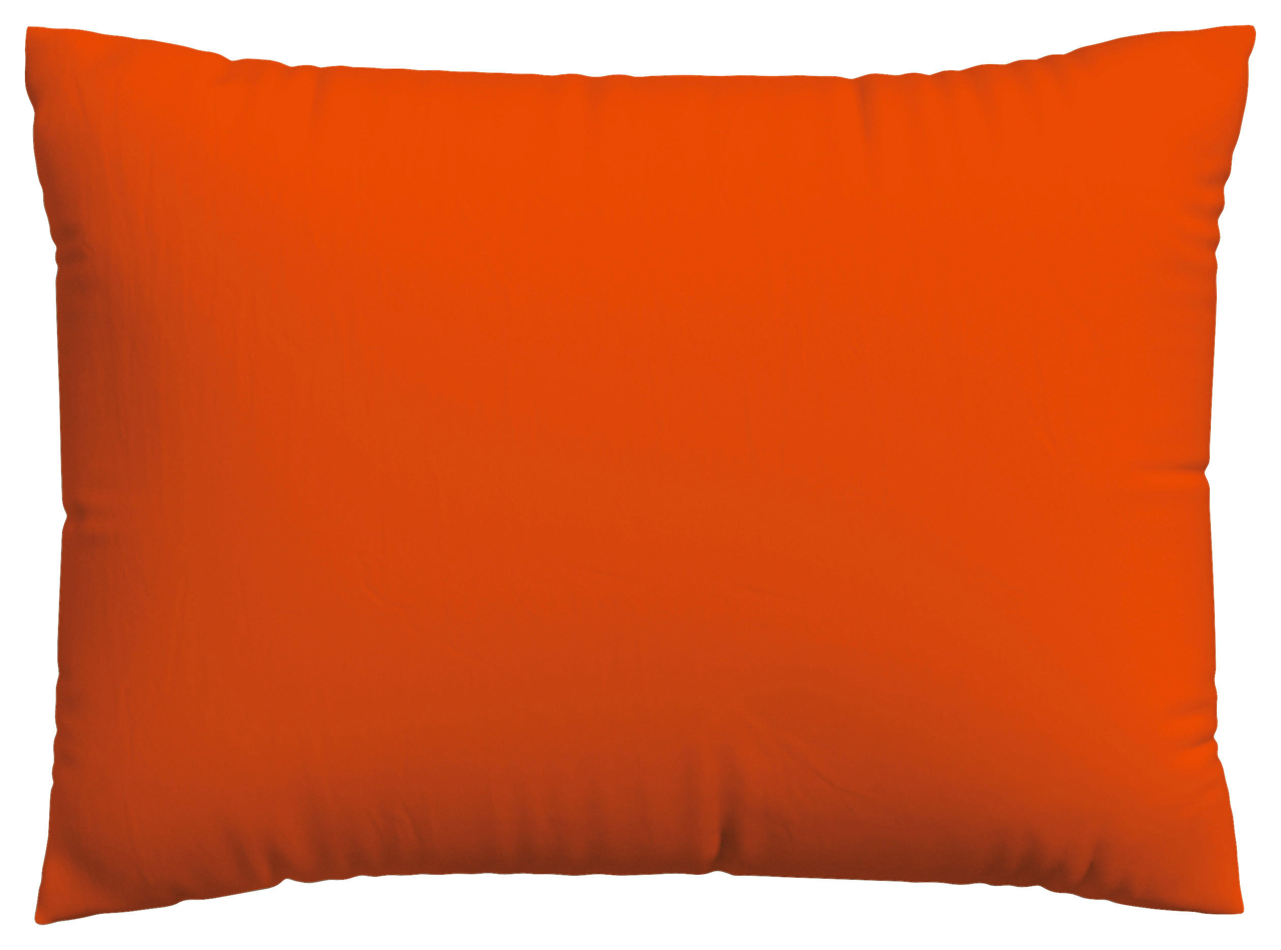 KOPFPOLSTERBEZUG KNITTED JERSEY 60/80 cm  - Dunkelorange, Basics, Textil (60/80cm) - Schlafgut