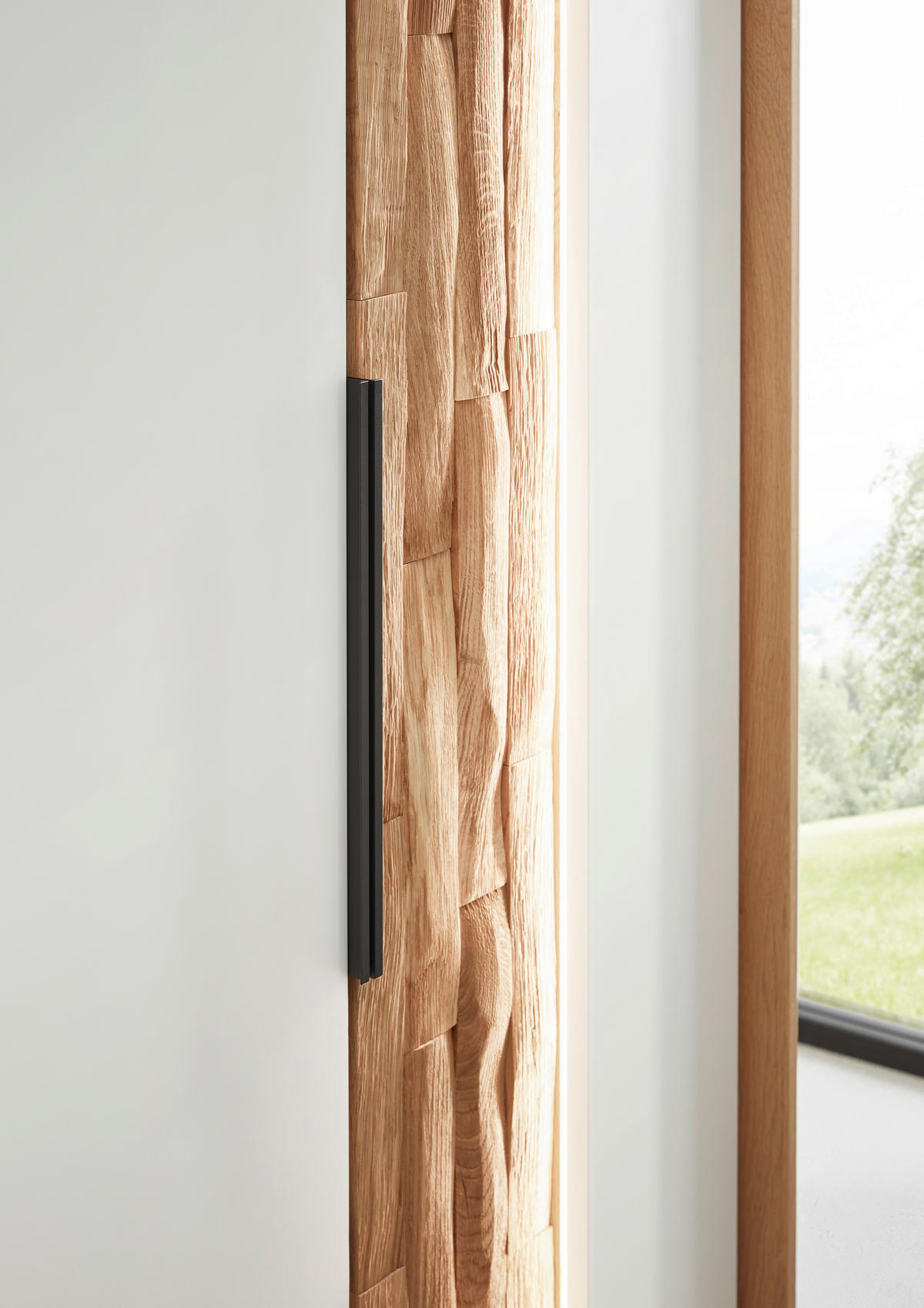 DREHTÜRENSCHRANK in Weiss, Wildeiche  - Wildeiche/Weiss, Design, Holz/Holzwerkstoff (301,9/223,3/62cm) - Dieter Knoll