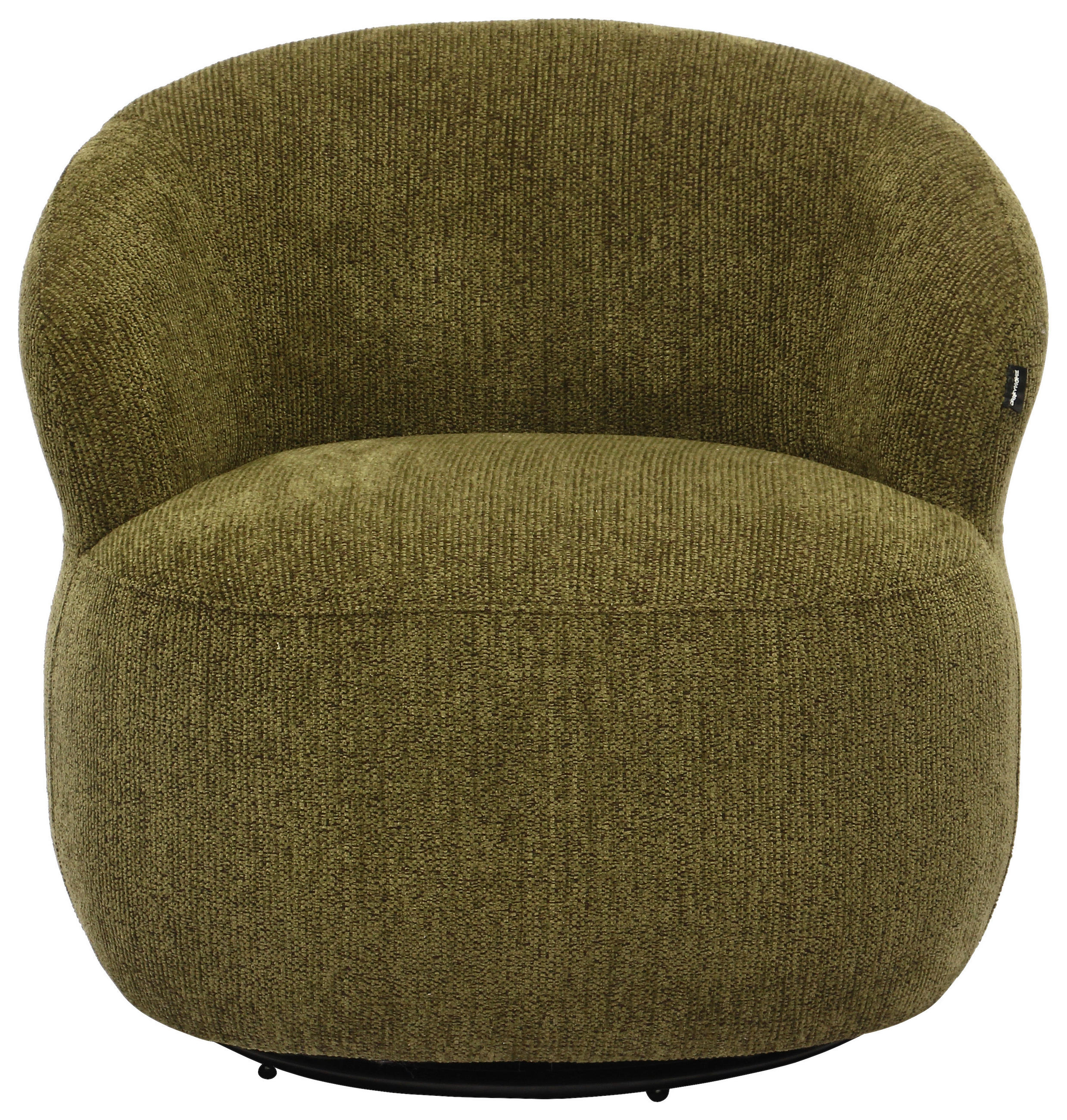 SESSEL in Webstoff Olivgrün  - Schwarz/Olivgrün, Design, Kunststoff/Textil (78/73/75cm) - Carryhome