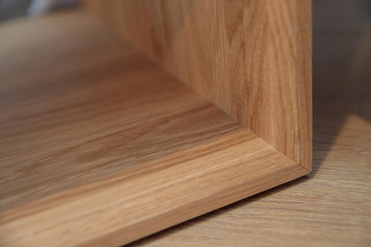 NACHTSCHRANK 50/35/35 cm Eiche massiv  - Eichefarben, MODERN, Holz (50/35/35cm) - Linea Natura