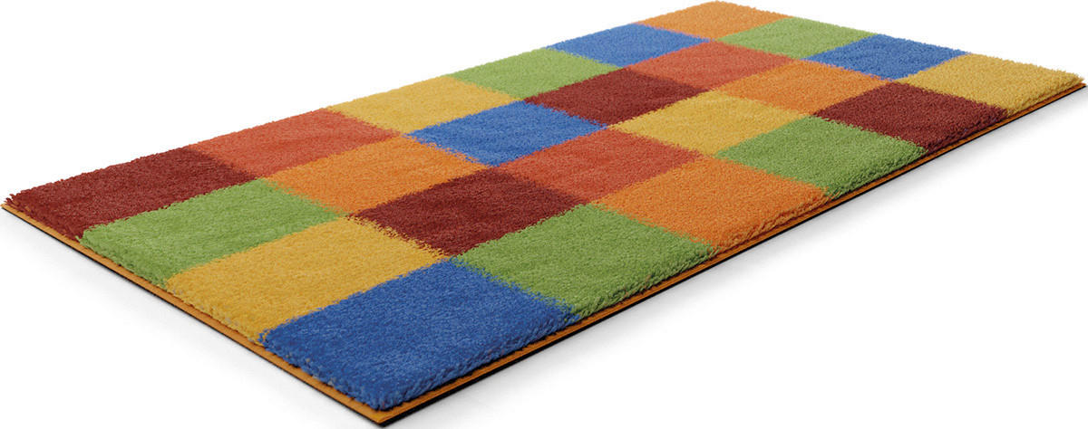 BADEMATTE Multicolor 80/140 cm  - Multicolor, Basics, Kunststoff/Textil (80/140cm) - Grund