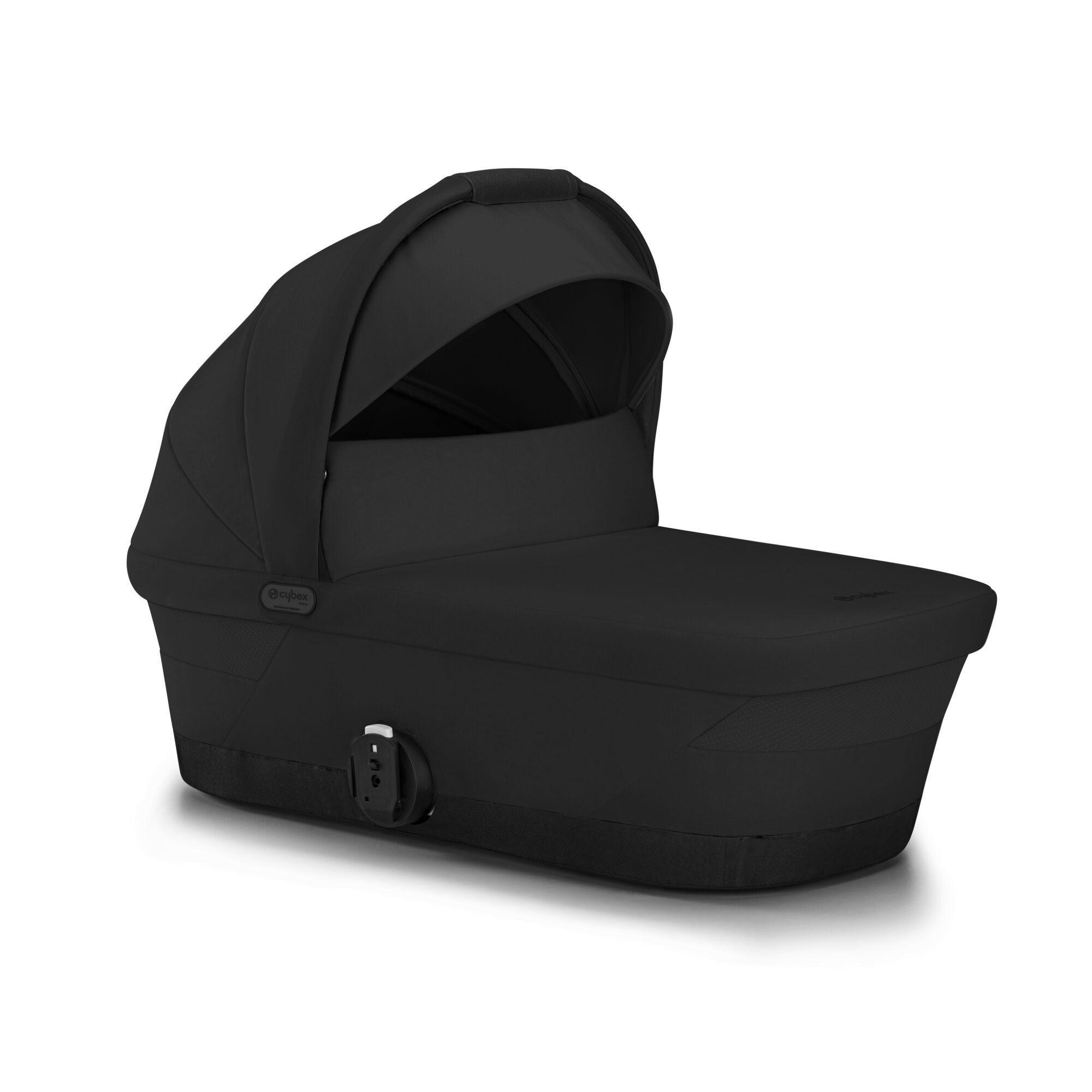 LIEGEWANNE GAZELLE S  - Schwarz, Basics, Kunststoff/Textil (86/44/27-56cm) - cybex GOLD
