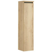 DULAP BAIE MEDIU 30/133,8/30 cm  - culoare lemn stejar, Modern, sticlă/material pe bază de lemn (30/133,8/30cm) - Dieter Knoll