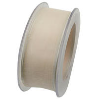 GESCHENKBAND  - Beige, Basics, Kunststoff (4cm)