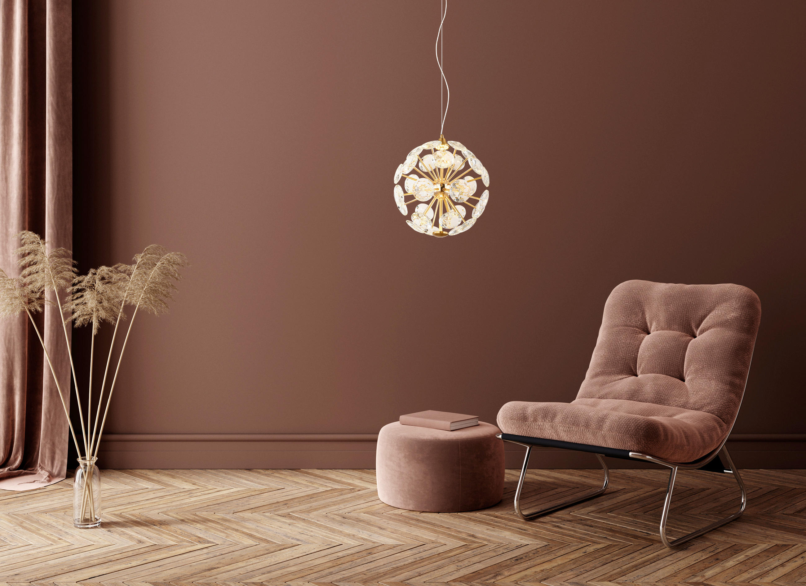 LED-HÄNGELEUCHTE 28/150 cm  - Klar/Transparent, LIFESTYLE, Glas/Kunststoff (28/150cm) - Globo
