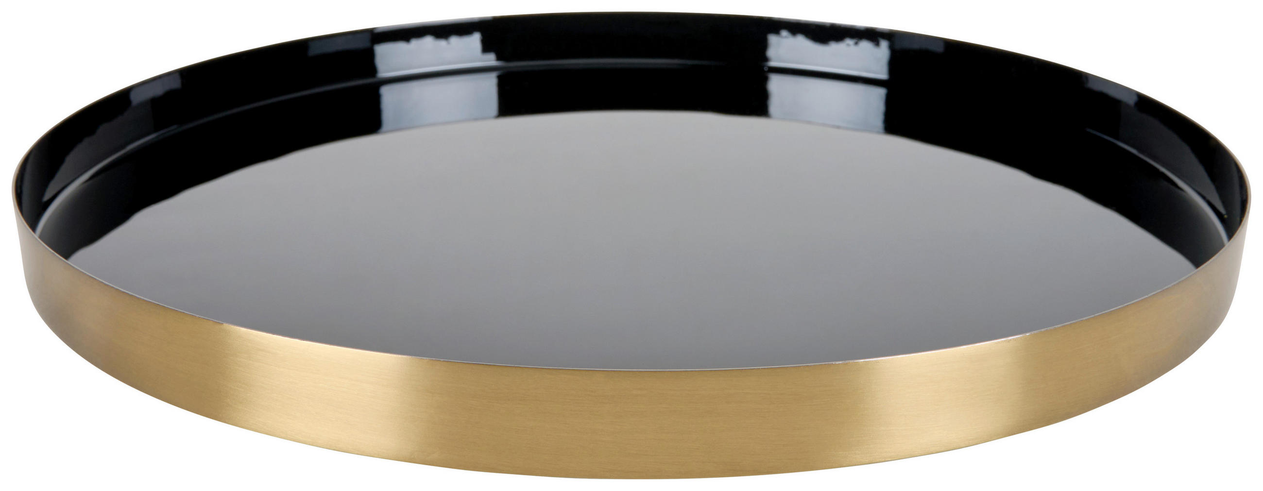 TANIER POD SVIEČKU kov - čierna/zlatá, Trend, kov (30/2cm) - Ambia Home