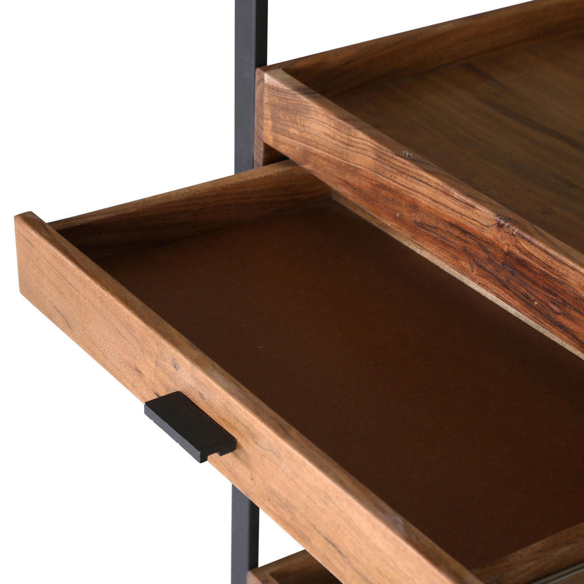 GARDEROBE  in 145/150/48 cm  - Anthrazit/Akaziefarben, Design, Holz/Metall (145/150/48cm)