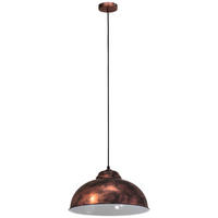 ZÁVĚSNÉ SVÍTIDLO, 37/110 cm  - měděné barvy, Lifestyle, kov (37/110cm) - Eglo