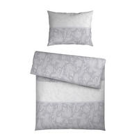 BETTWÄSCHE Satin 140/220 cm  - Grau, Textil (140/220cm) - Novel