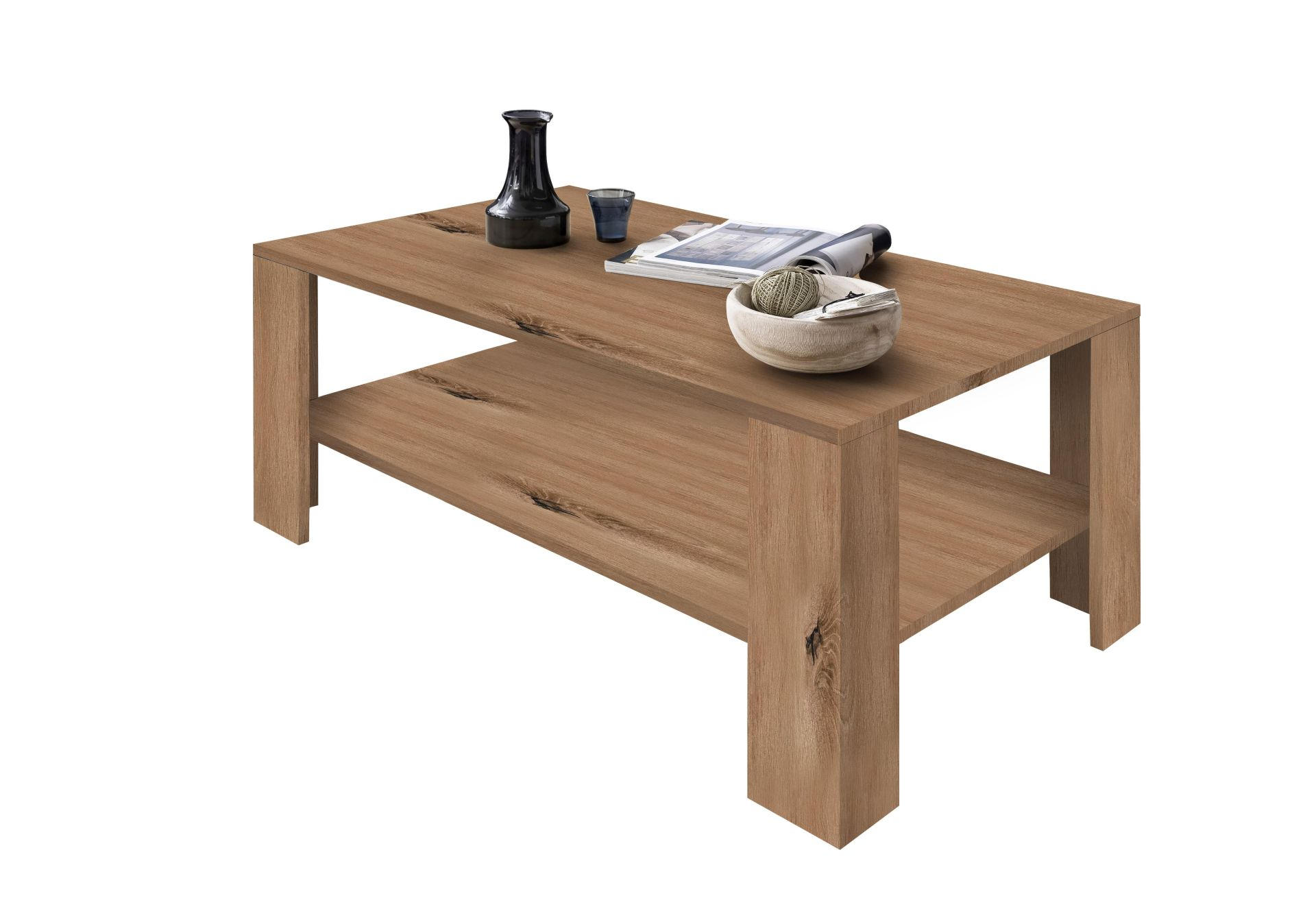 Ti'me KONFERENČNÝ STOLÍK, farba duba, kompozitné drevo, 100/38/50 cm