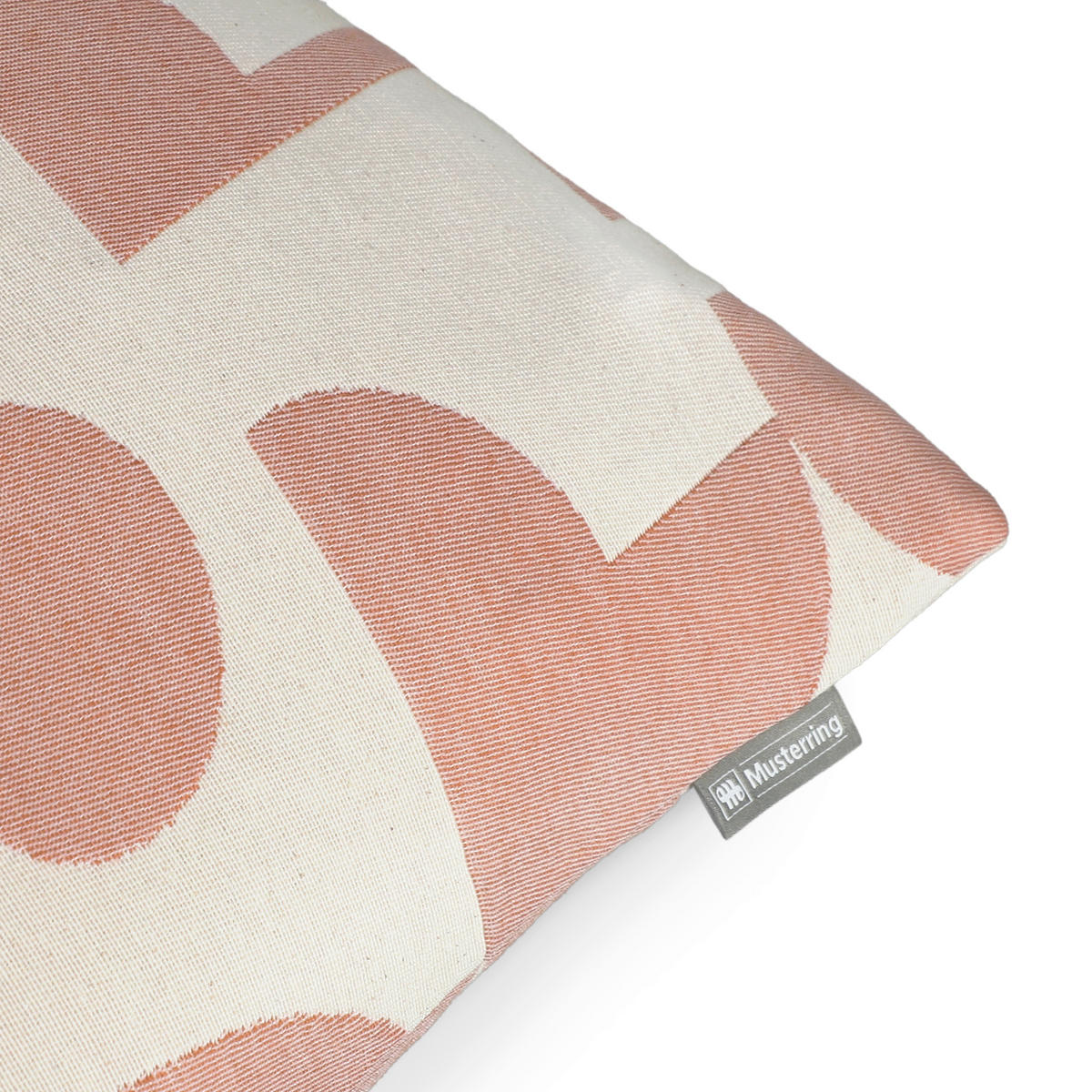 KISSENHÜLLE JustB! by Bettina Zimmermann 38/58 cm  - Altrosa/Naturfarben, Design, Textil (38/58cm) - Musterring