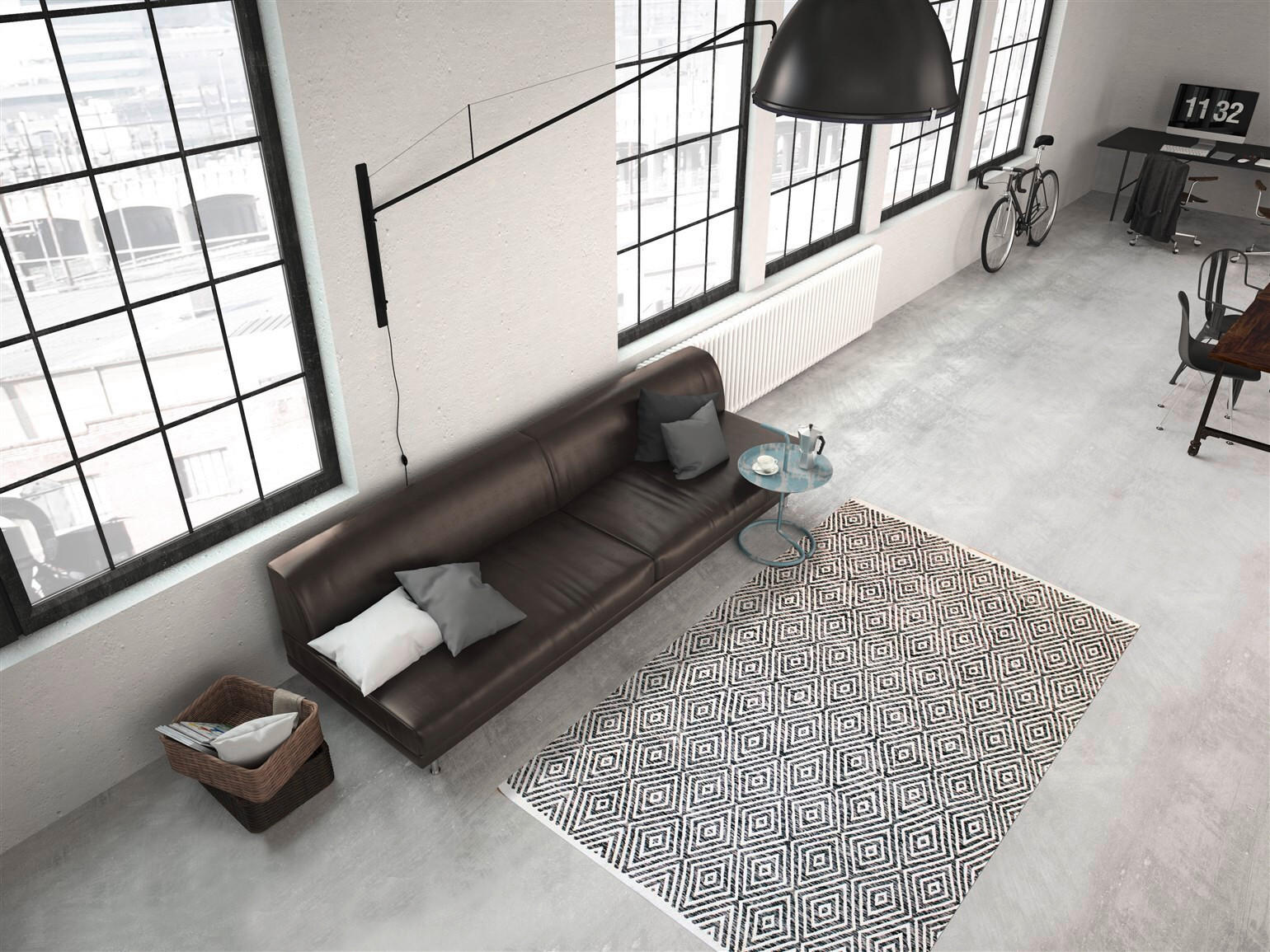 FLACHWEBETEPPICH 120/170 cm Aperitif 310 Grau Grau  - Grau, KONVENTIONELL, Textil (120/170cm)