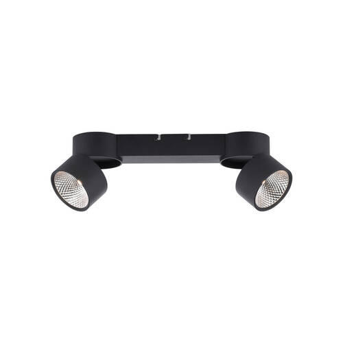 LED-DECKENLEUCHTE 40/20/13,5 cm   - Schwarz, KONVENTIONELL, Kunststoff/Metall (40/20/13,5cm) - Neuhaus PURE