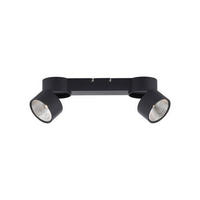 LED-DECKENLEUCHTE 40/20/13,5 cm   - Schwarz, KONVENTIONELL, Kunststoff/Metall (40/20/13,5cm) - Neuhaus PURE