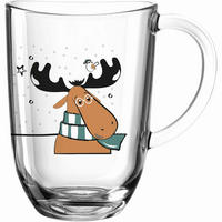 ŠÁLKA SILENZIO   250,00 ml  - viacfarebná, Lifestyle, sklo (11,50/11,70/8,20cm) - Leonardo