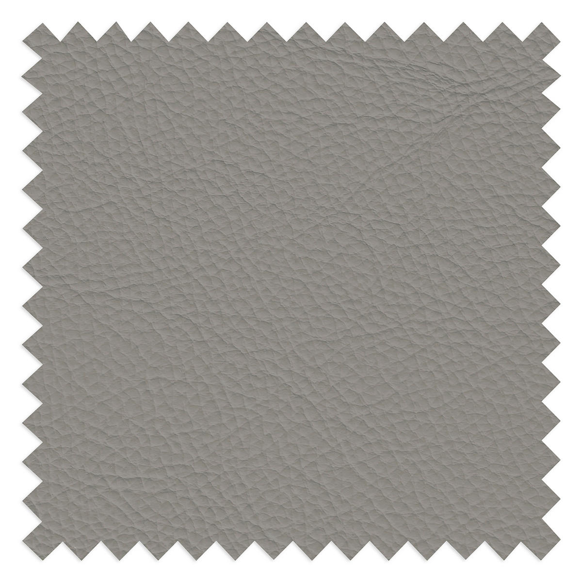 2-SITZER-SOFA Echtleder Grau  - Chromfarben/Grau, Design, Leder/Metall (185/92/99cm) - Livetastic