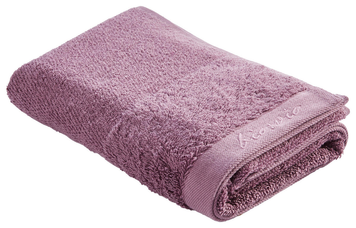 HANDTUCH BONITA Mauve  - Mauve, Basics, Textil (50/100cm) - Bio:Vio
