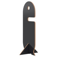 KLEIDERSTÄNDER in Anthrazit, Buchefarben 48/116/48 cm   - Anthrazit/Buchefarben, Design, Holzwerkstoff (48/116/48cm) - Tojo