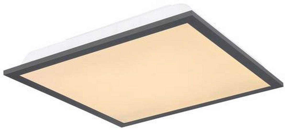 STROPNA LED-SVETILKA  Doro 12 W//3000 K/230 V/ - bela/barve grafita, Basics, kovina/umetna masa (30/30/6cm) - Globo