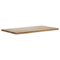 TISCHPLATTE Wildeiche massiv Wildeiche  - Wildeiche, Design, Holz (190/90/6cm) - Waldwelt