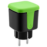 STEUERELEMENT smart plug 5/8,5/5 cm   - Schwarz/Grün, Basics, Kunststoff (5/8,5/5cm) - Markslöjd